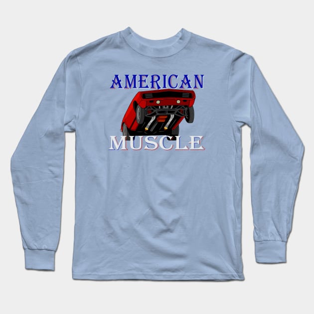 classic American muscle. Long Sleeve T-Shirt by Ugga Dugga Designs